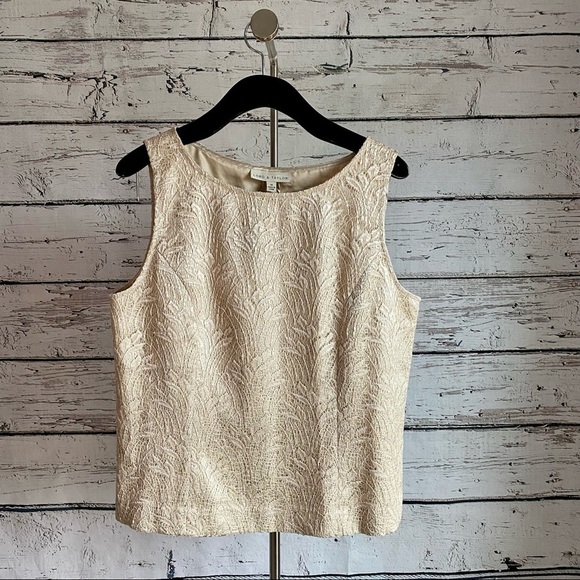 NWT Lord & Taylor light gold skirt set - Picture 8 of 9